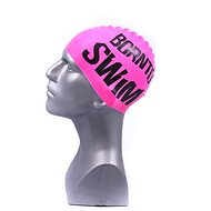 Born To Swim pink with black logo - Hat