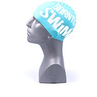 Born To Swim turquoise with white logo - Hat