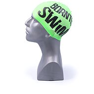 Born To Swim reflective green with black logo - Hat