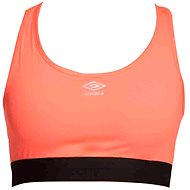 Umbro Womens Crop Top Fiery Coral / Black vel. S - Bra