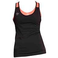Umbro Tank Top Womens Black / Fiery coral vel. L - Tank Top