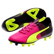 Puma Evo Power 5.5 FG Jr pink glo-sa vel. 3 - Football Boots