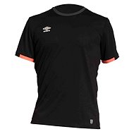 Umbro Pro Traning tee black / carbon / fiery coral vel. L - T-Shirt