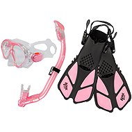 ACRA Children's snorkelling set 3in1, pink - Diving Set