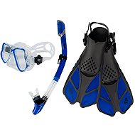 ACRA Snorkelling set 3in1 M6213, blue, goggles, snorkel, fins 42-47 - Diving Set
