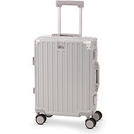 BERTOO Palermo Cabin Suitcase for Ryanair - Silver 40L - Suitcase