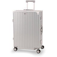 BERTOO Travel Suitcase Palermo - Silver 99L - Suitcase