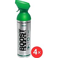 Boost Oxygen Supplemental Oxygen in a Can Natural, Large, 4 × 9 l - Portable Oxygen