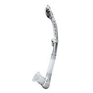 Cressi ALPHA ULTRA DRY, white/transp. - Snorkel