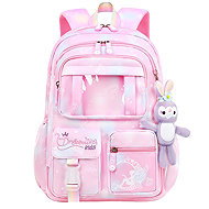eCa School backpack 35 l, light pink - School Backpack