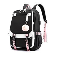 eCa School backpack 21 l, black - School Backpack