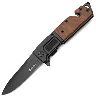 Foxter Folding hiking knife with wooden handle, 23 cm - Pocket Knife