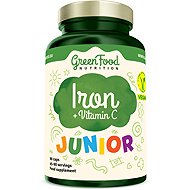 GreenFood Nutrition Junior Iron+Vitamin C 90 capsules - Minerals