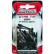 Harrows STAR SOFT 30 pcs in blister pack, black - Dart Tips