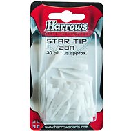 Harrows STAR SOFT 30 pcs in blister pack, white - Dart Tips