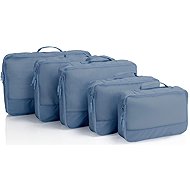 Heys Ecotex Packing Cube 5 pc Set Blue Ocean - Packing Cubes