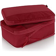 Heys Ecotex Compression Packing Cube 4 pc Set Red Maple - Packing Cubes