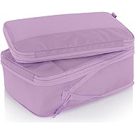 Heys Ecotex Compression Packing Cube 4 pc Set Lilac Blossom - Packing Cubes