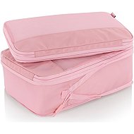 Heys Ecotex Compression Packing Cube 4 pc Set Pink Sand - Packing Cubes