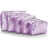 Heys Metallic Packing Cube 5 pc Lilac - Packing Cubes