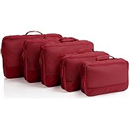 Heys Ecotex Packing Cube 5 pc Set Red Maple - Packing Cubes