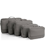 Heys Ecotex Packing Cube 5 pc Set Grey Stone - Packing Cubes