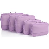 Heys Ecotex Packing Cube 5 pc Set Lilac Blossom - Packing Cubes