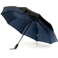 KRAGO Folding umbrella with double canopy blue - Umbrella