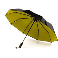KRAGO Folding umbrella with double canopy yellow - Umbrella
