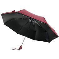 KRAGO Folding umbrella compact burgundy - Umbrella