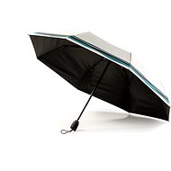 KRAGO Folding umbrella compact white striped - Umbrella