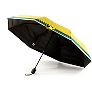 KRAGO Folding umbrella compact with yellow stripe - Umbrella