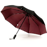 KRAGO Folding umbrella with double canopy burgundy - Umbrella
