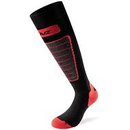 Lenz Skiing 1.0 black / gray / red 10 - Ski socks