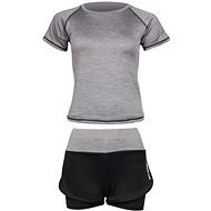 Merco Runner Short 2W fitness set sivá S - Set oblečenia