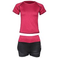 Merco Runner Short 2W fitness set plum S - Clothes Set