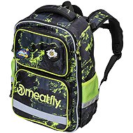 MEATFLY Max Lime Mossy - School Backpack