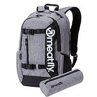 Meatfly Basejumper 5 Backpack, D + free pencil case - City Backpack