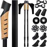 MG Nordic Walking trekking poles 80-135 cm, black - Trekking Poles