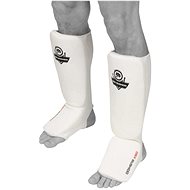 DBX BUSHIDO ARP-2107B size. XL white shin pads - Hockey Shin Pads
