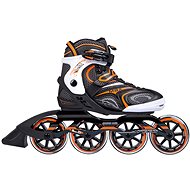 NILS EXTREME ON 1060 S BLACK AND ORANGE SIZE 40 ROLLER SKATES - Roller Skates