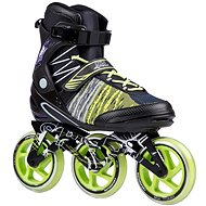 NILS EXTREME ON 1206 BLACK-GREEN SIZE 40 ROLLER SKATES - Roller Skates