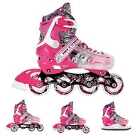NILS EXTREME NH18122 PINK ROLLER SKATES NILS 4IN1 - Roller Skates