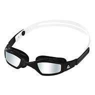 Michael Phelps NINJA SILVER titanium swimming goggles. mirrored lenses, black/white - Swimming Goggles