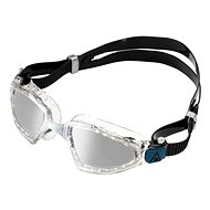 Swimming goggles Aqua Sphere KAYENNE PRO titanium. mirrored lenses, silver, transp. /grey - Swimming Goggles