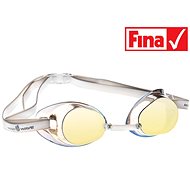 MAD WAVE RACER MIRROR Yellow - Swimming Goggles