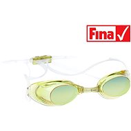 MAD WAVE LIQUID RACING MIRROR Yellow - Swimming Goggles