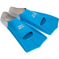 MAD WAVE Swimming fins short silicone blue - Fins