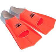 MAD WAVE Swimming fins short silicone orange - Fins