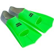MAD WAVE Swimming fins short silicone green - Fins